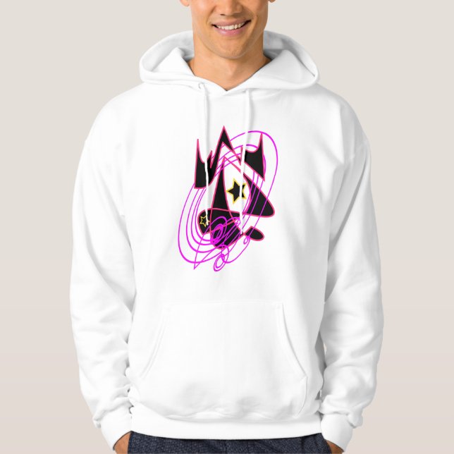 Flamingo Pink Galaxy Hoodie (Front)