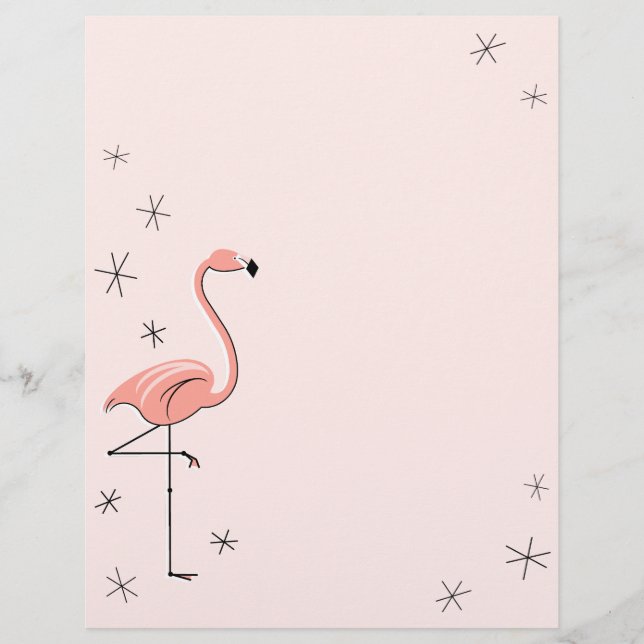 Flamingo Pink Letterhead (Front)