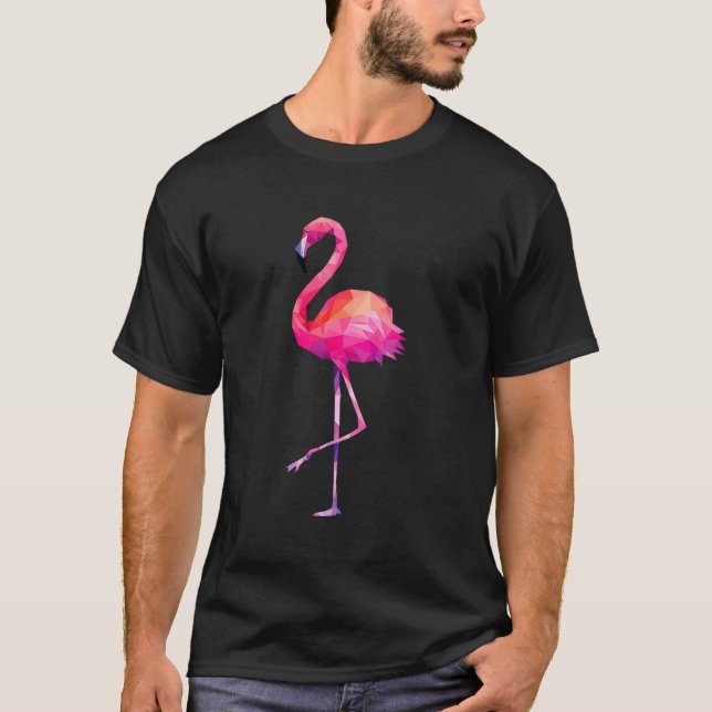 Flamingo Pink Style Birds Top Summer (Front)