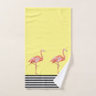 Flamingo Pink Tropical Teal Black White Fun