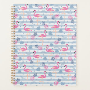 Flamingo Planner - Pink & Blue
