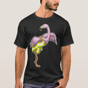 Flamingo Polka Dots Dress T-Shirt