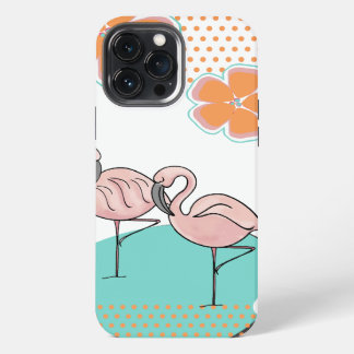 Flamingo Poolside iPhone Case