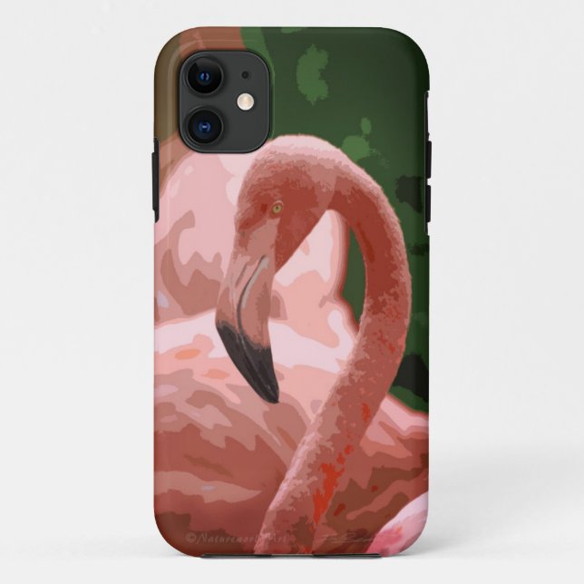 Flamingo Pose Art iPhone5 Case (Back)