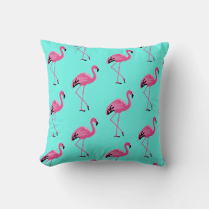 Flamingo Print Cushion