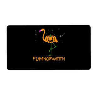 Flamingo Pumpkin Halloween Flamingoween Bird Pink