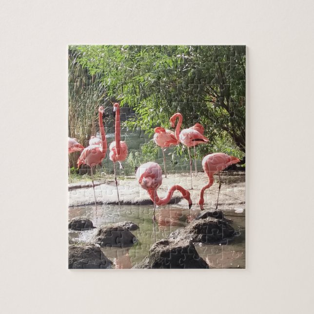 Flamingo Puzzle (Vertical)