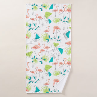 Flamingo-rama Bath Towel