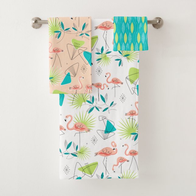 Flamingo-rama Towel Set (Insitu)