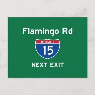Flamingo Rd Postcard