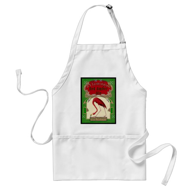 Flamingo Red Amber Ale Standard Apron (Front)