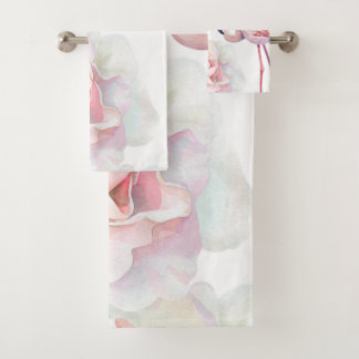 Flamingo Rose Collection Bath Towel Set