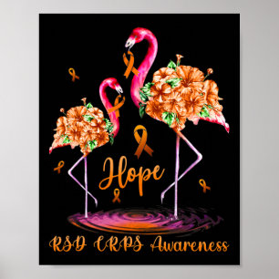 Flamingo Rsd Crps Awareness 1  Poster
