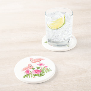 Flamingo Sandstone Coaster
