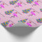 Flamingo Santa Pink Christmas Wrapping Paper