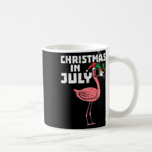 Flamingo Santa Sungles Christmas In July Cute Summ Coffee Mug