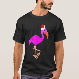 Flamingo Santa T-Shirt