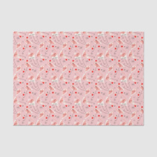 Flamingo Santas Pink Multi tissue paper