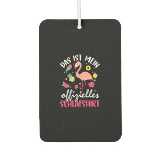 Flamingo Schlafshirt Car Air Freshener