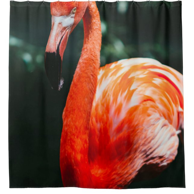 FLAMINGO SHOWER CURTAIN (Front)