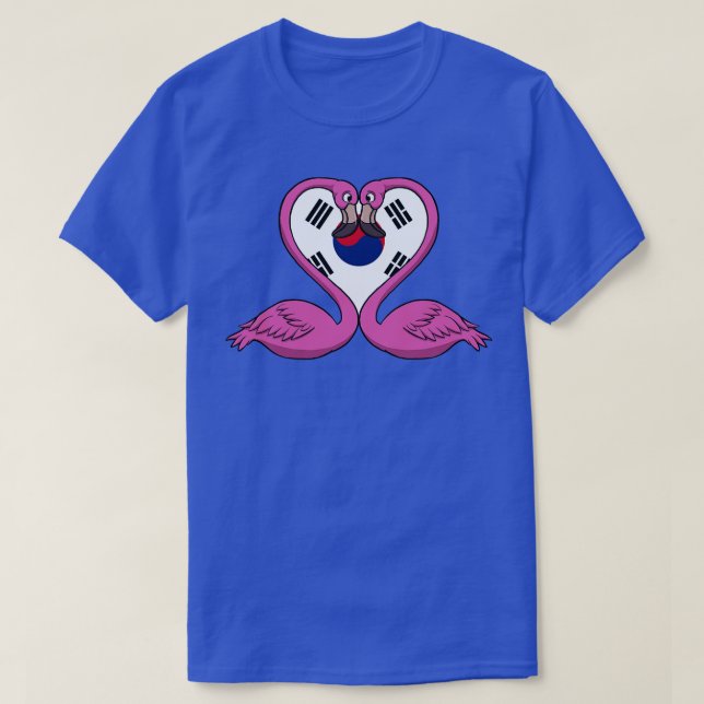 Flamingo South Korea T-Shirt (Design Front)