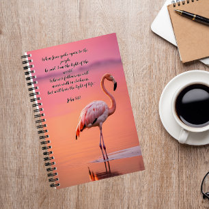 Flamingo Spend Time With God Journal