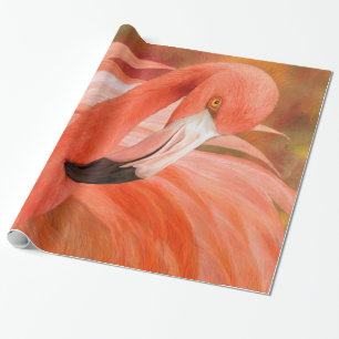 Flamingo - Spirit Of Balance Art Giftwrap Wrapping Paper