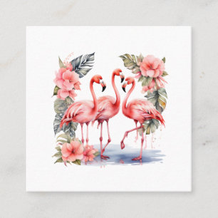 Flamingo Square Business Card