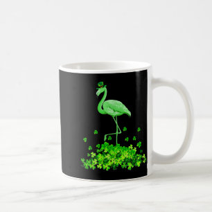 Flamingo St Patricks Day Women Irish Flamingo Gree Coffee Mug