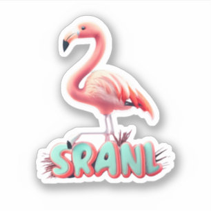 Flamingo Stickers that Bring the Tropics Home