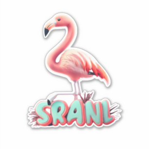 Flamingo Stickers that Bring the Tropics Home