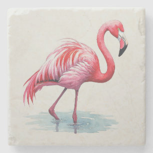 Flamingo Stone Coaster