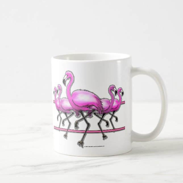 Flamingo Strip Coffee Mug (Right)