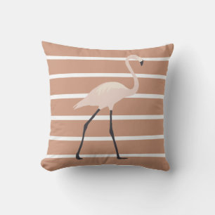 Flamingo Striped  Cushion