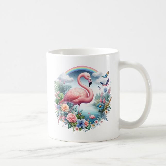 Flamingo Sublimation-95150 Coffee Mug (Right)