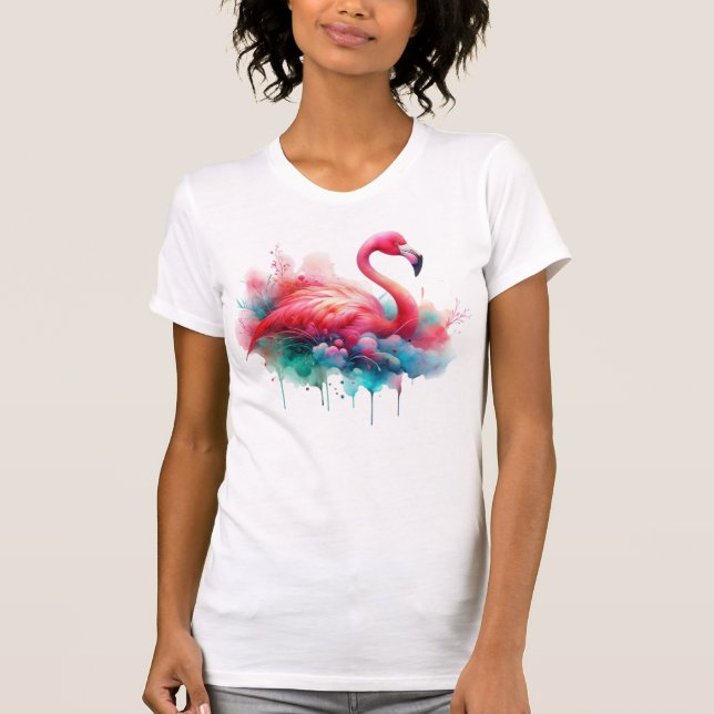 Flamingo Sublimation-95158 T-Shirt (Front)
