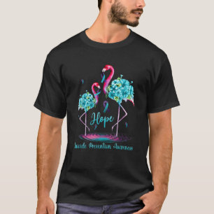Flamingo Suicide Prevention Awareness T Shirt