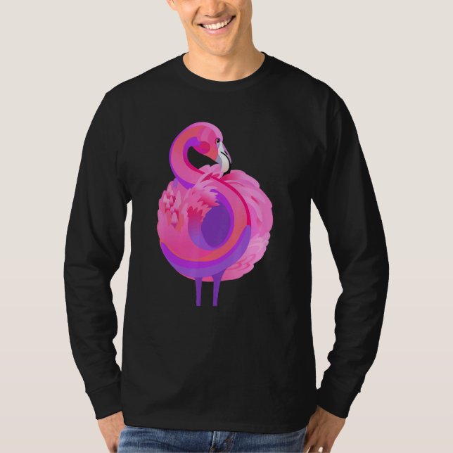Flamingo Summer Time T-Shirt (Front)
