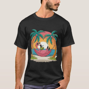 Flamingo Summer Vacation Family Matching Reunion T-Shirt