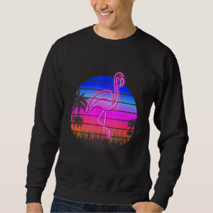 Flamingo Sunrise Zoo Animal Souvenier Flamingo Sweatshirt