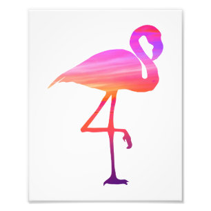 Flamingo Sunset Print