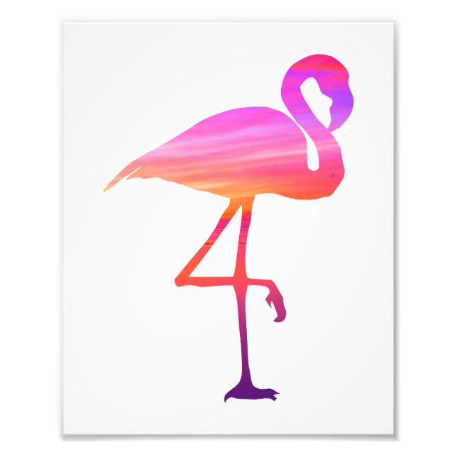 Flamingo Sunset Print (Front)