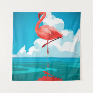 Flamingo Tapestry