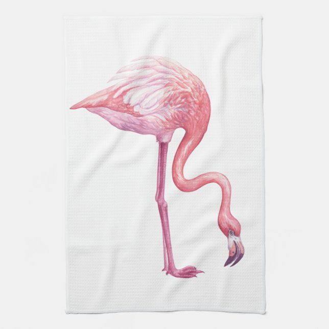 Flamingo Tea Towel (Vertical)