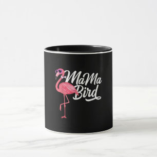 Flamingo Theme Birthday Gift - Mama Bird Flamingo Mug