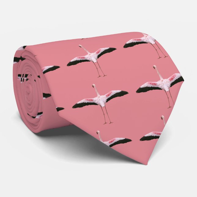 flamingo tie (Rolled)
