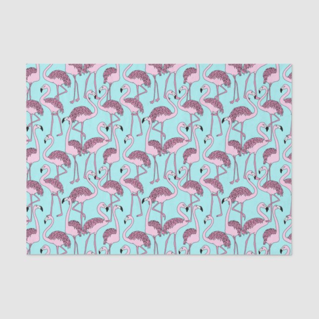 Flamingo  tissue paper (Front)