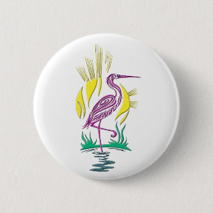 Flamingo Tote Bag 6 Cm Round Badge