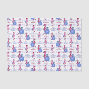 Flamingo Tropical Christmas  Tissue Paper