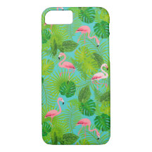 Flamingo Tropical iPhone Case Cover